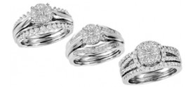 Bridal 3-Piece Ring Sets