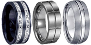 Tungsten and Ceramic Bands
