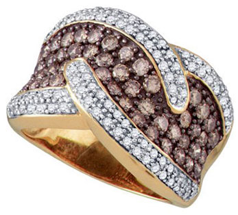 Ladies Diamond Anniversary Band 10K Rose Gold 2.10 cts. GD-72602 - Click Image to Close