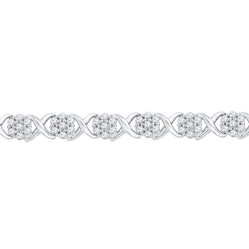 Diamond Fashion Bracelet 10K White Gold 0.25 cts. GD-97567