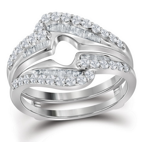 Diamond Ring Enhancer 14K White Gold 0.75 cts. GD-113097