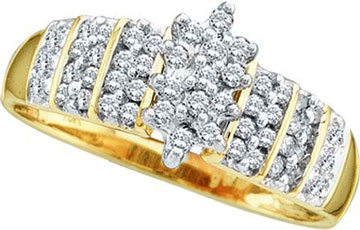 Ladies Diamond Fashion Ring 10K Gold 0.25 cts. GD-10892