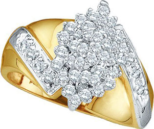 Ladies Diamond Fashion Ring 10K Gold 0.50 cts. GD-19352