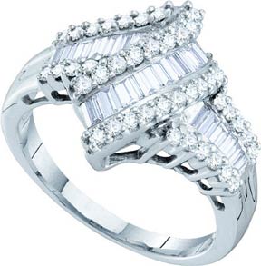 Ladies Diamond Fashion Ring 14K White Gold 1.00 ct. GD-19636