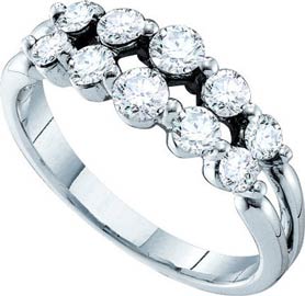 Ladies Diamond Fashion Ring 14K White Gold 1.00 ct. GD-26107 - Click Image to Close