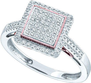 Ladies Diamond Fashion Ring 10K White Gold 0.30 cts. GD-51152