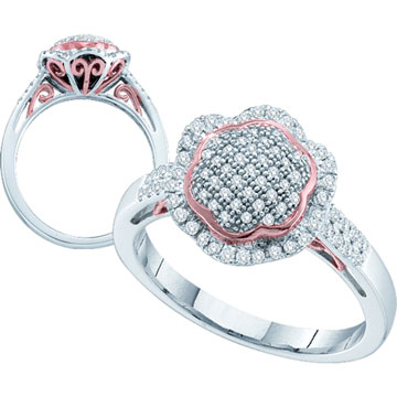 Diamond Fashion Ring 10K White Gold 0.33 cts. GD-51223