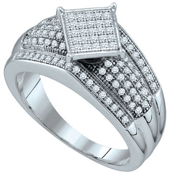Ladies Diamond Fashion Ring 10K White Gold 0.25 cts. GD-63809
