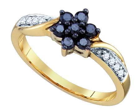 Ladies Diamond Fashion Ring 10K Yellow Gold 0.34 cts. GD-74855