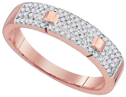 Ladies Diamond Fashion Ring 10K Rose Gold 0.25 cts. GD-88403 - Click Image to Close