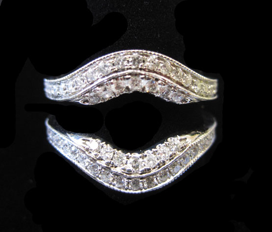 Diamond Ring Enhancer 14K White Gold 0.50 cts CL-41019
