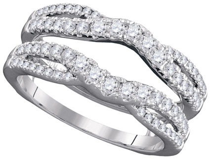 Diamond Ring Enhancer 14K White Gold 0.63 cts GD-98090