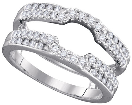 Diamond Ring Enhancer 14K White Gold 0.50 cts GD-98092