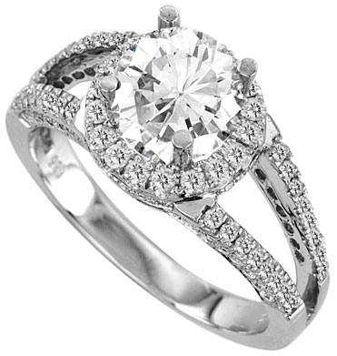Diamond Engagement Ring 14K Gold 0.83 cts. 11R1561