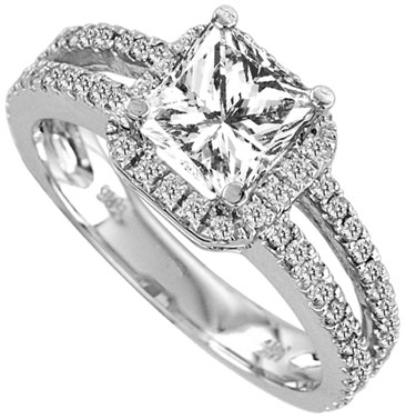 Diamond Engagement Ring 14K Gold 0.75 cts. 11R1564