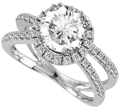 Diamond Engagement Ring 14K Gold 0.69 cts. 11R1582