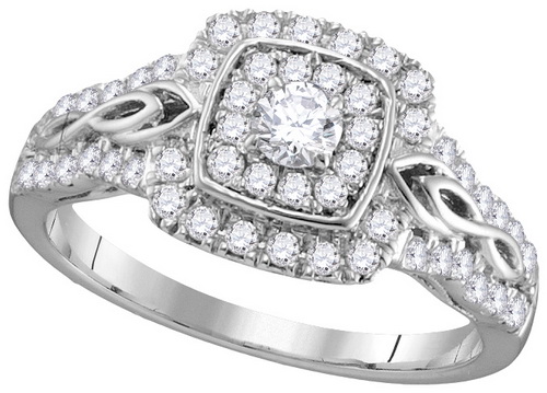 Ladies Diamond Engagement Ring 14K Gold 0.75 cts. GD-111745