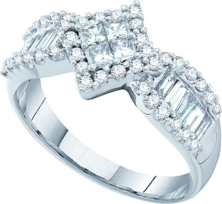 Beraadslagen geestelijke gezondheid Hysterisch Ladies Diamond Engagement Ring 14K White Gold 0.97 cts. GD-25000 [GD-25000]  - $699.99 : Bridal Ring Shop - Wedding Rings, Wedding Bands, and Engagement  Rings., A Division of Joshua's Jewelry