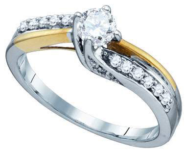 Ladies Diamond Engagement Ring 14K Gold 0.48 cts. GD-74778