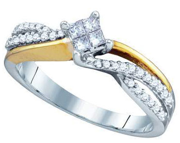 Ladies Diamond Engagement Ring 14K Gold 0.30 cts. GD-74779