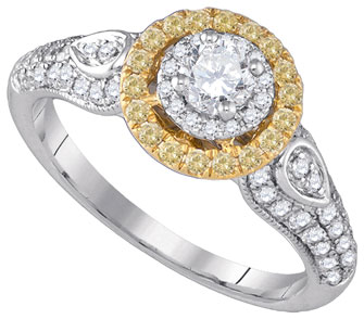 Ladies Diamond Engagement Ring 14K Gold 0.92 cts. GD-86645