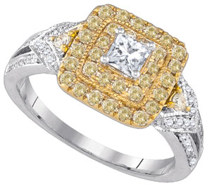Ladies Diamond Engagement Ring 14K Gold 1.01 cts. GD-86669