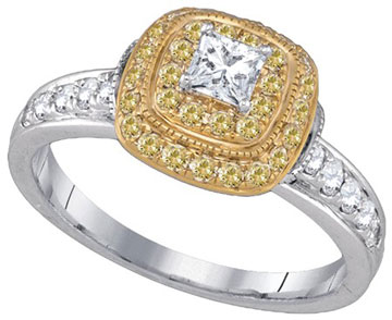 Ladies Diamond Engagement Ring 14K Gold 0.89 cts. GD-86681