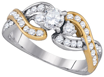 Ladies Diamond Engagement Ring 14K Gold 1.00 ct. GD-86716