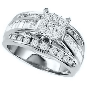 Diamond Engagement Ring 10K Gold GS-21772