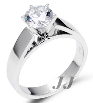 Diamond Solitaire Ring 14K Gold SK-3202