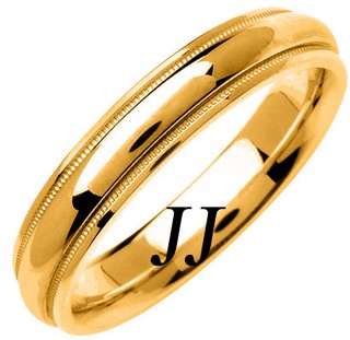 Yellow Gold Polished Wedding Band 4.5mm YG-1357